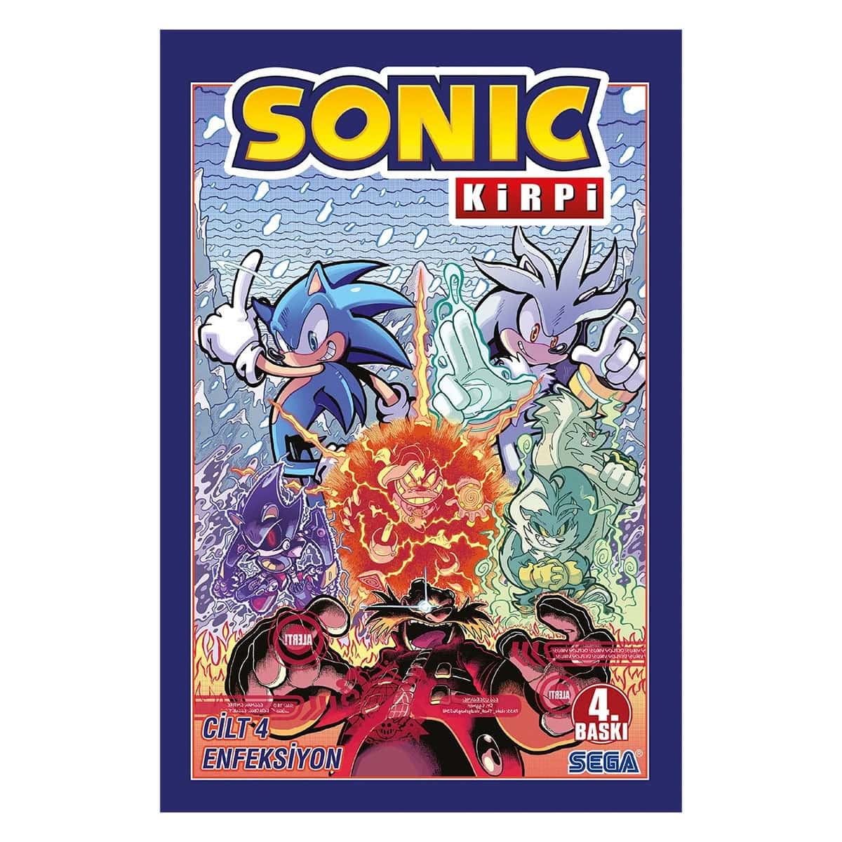 Kirpi Sonic Cilt 4 Enfeksiyon Çizgi Roman 1
