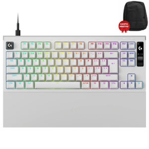 Logitech G Pro X2 Rapid Beyaz Tkl Ks 20 Manyetik Switch 8k Hz Hall Effect Rgb İngilizce Gaming Klavye (920 014097) 1