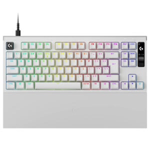 Logitech G Pro X2 Rapid Beyaz Tkl Lineer Switch 8k Hz Hall Effect Rgb Ingilizce Gaming Klavye 920 014097 Fc1