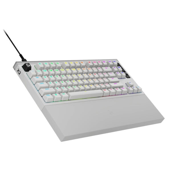 Logitech G Pro X2 Rapid Beyaz Tkl Lineer Switch 8k Hz Hall Effect Rgb Ingilizce Gaming Klavye 920 014097 Fc3