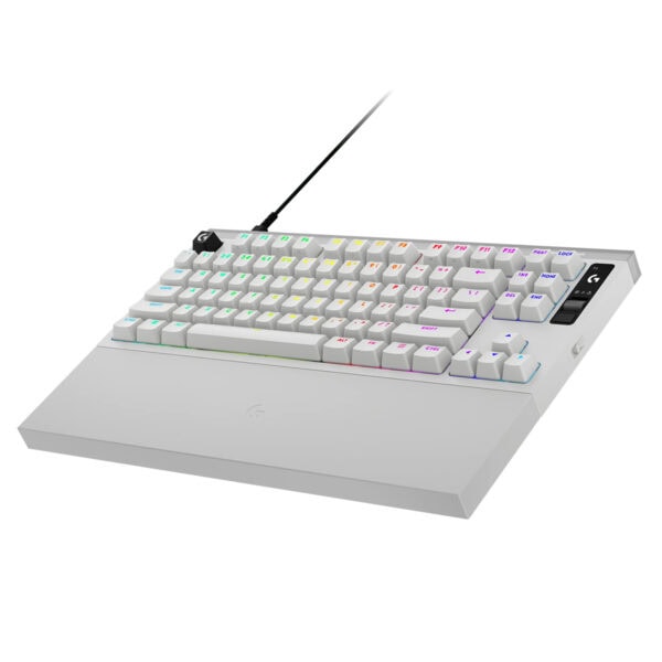Logitech G Pro X2 Rapid Beyaz Tkl Lineer Switch 8k Hz Hall Effect Rgb Ingilizce Gaming Klavye 920 014097 Fc4