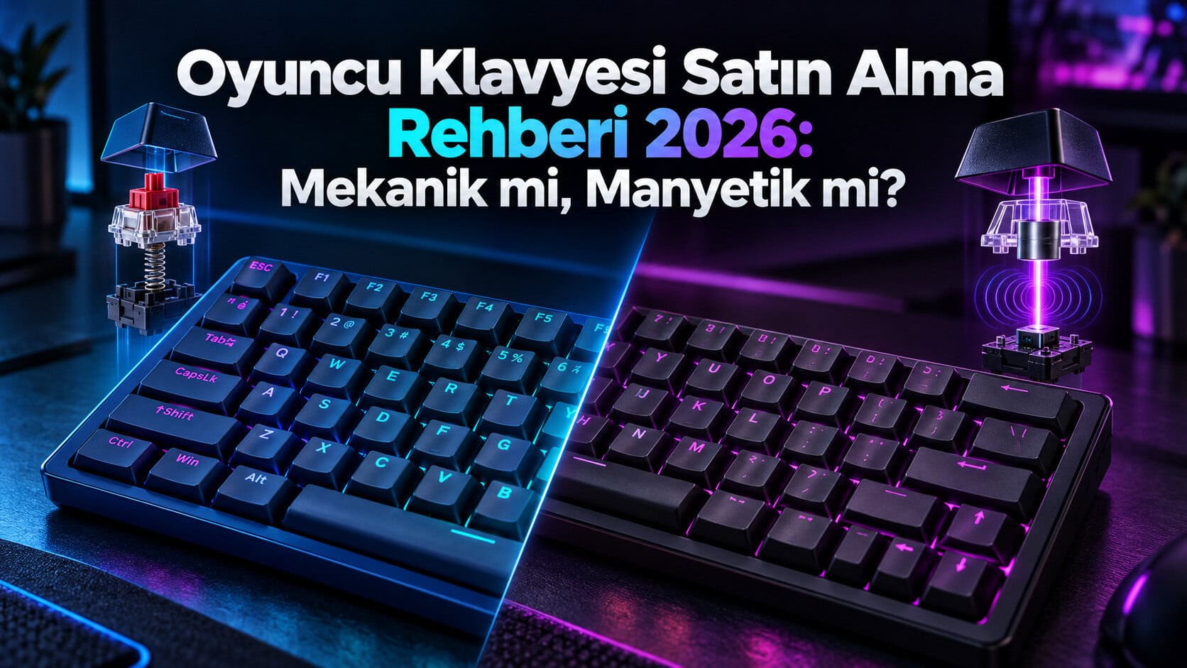 Oyuncu Klavyesi Satın Alma Rehberi 2026 Mekanik Mi, Manyetik Mi 1