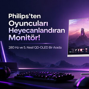 Philips'ten Oyuncuları Heyecanlandıran Monitör! 280 Hz Ve 5. Nesil Qd Oled Bir Arada 1