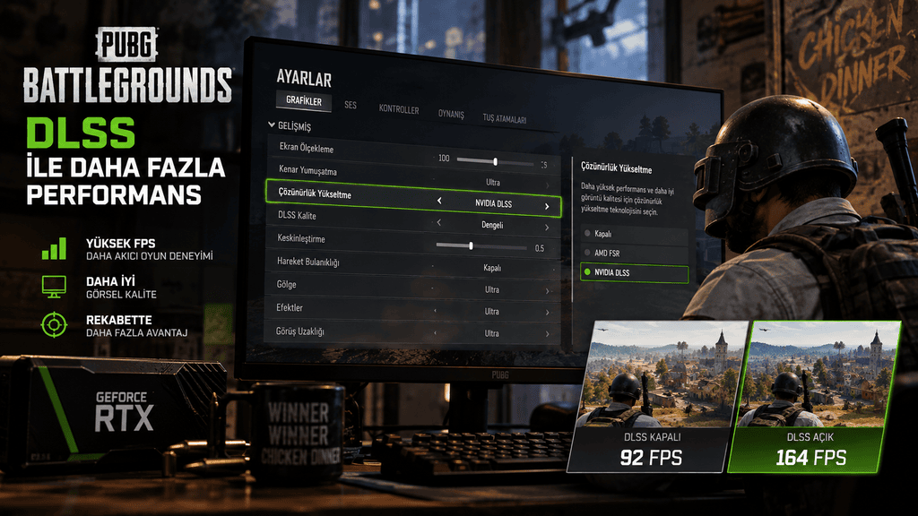 Pubg’de Dlss Ile Yüksek Fps
