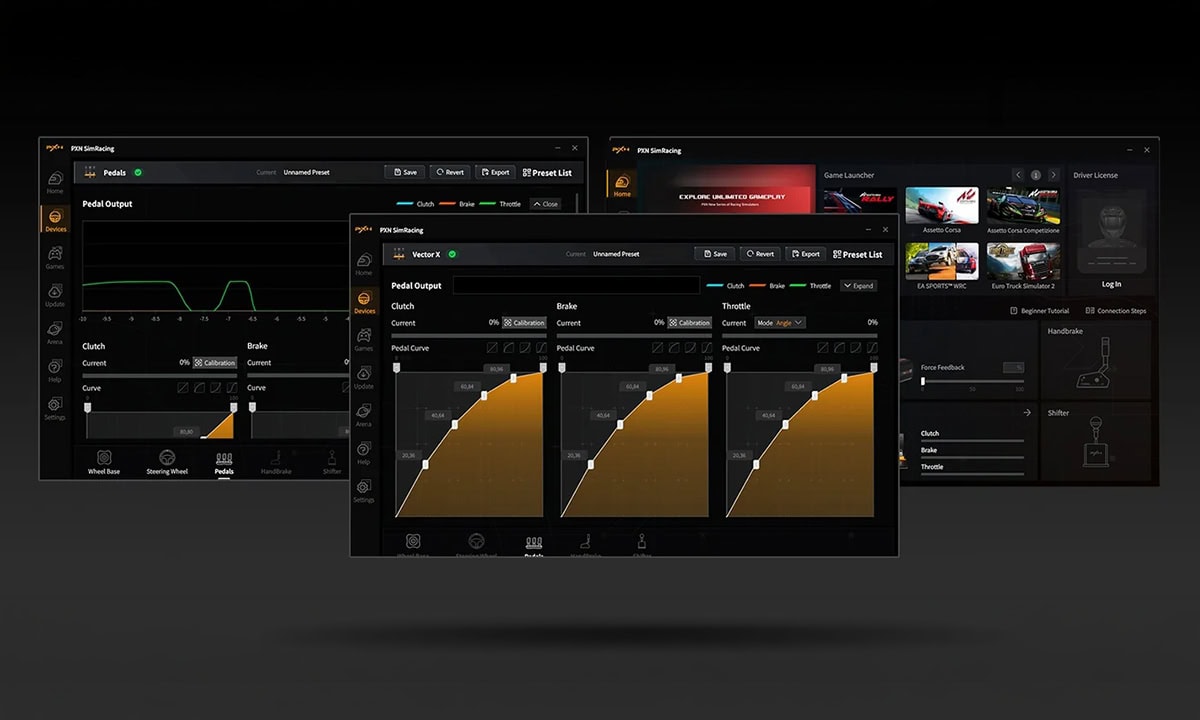 PXN SimRacing Kontrol Yazılımı