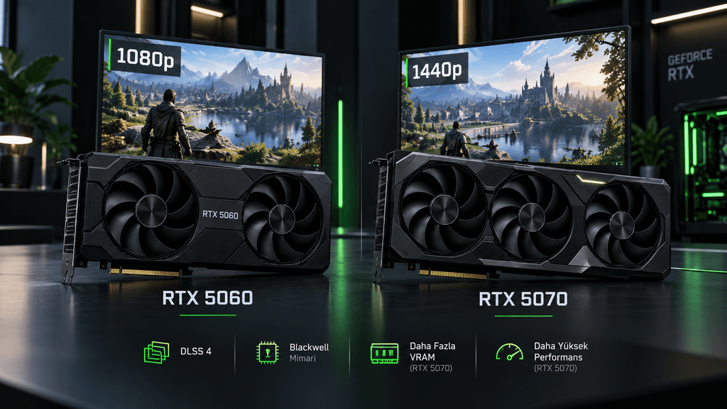 Rtx 5060 Mı Rtx 5070 Mi 2026’da Hangisi Daha Mantıklı H2