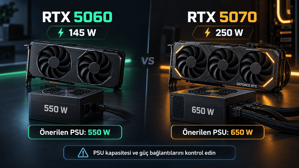 Rtx 5060 Mı Rtx 5070 Mi 2026’da Hangisi Daha Mantıklı H6