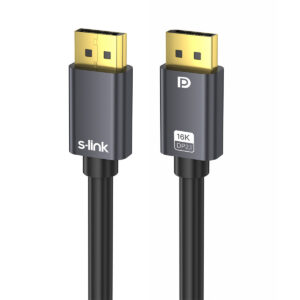S Link 1 Metre 2 1v 16k 30hz 8k 60hz Display Port Kablo Sl Sdp16k01 Fc1