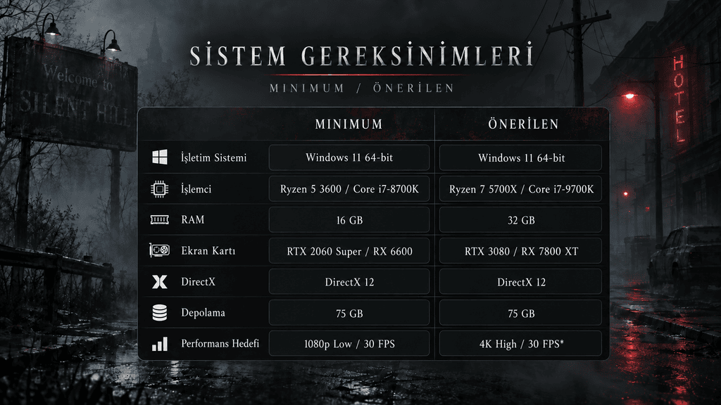 Silent Hill Townfall’a Hazır Mısınız Oyuna Uygun Gaming Pc Tavsiyeleri H4