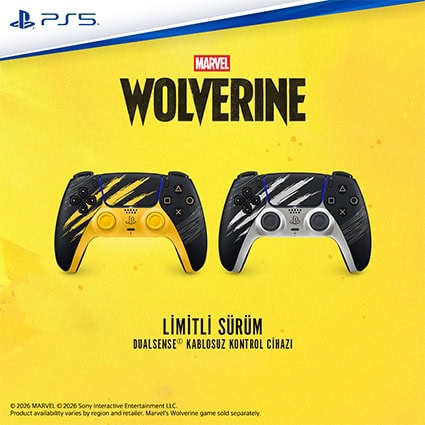Sony Dualsense Kablosuz Ps5 Oyun Kolu Marvel Wolverine Banner 20260911