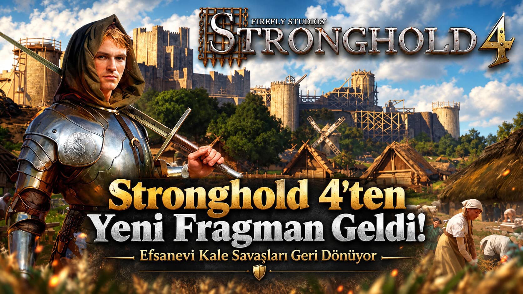 Stronghold 4'ten Yeni Fragman Geldi! Efsanevi Kale Savaşları Geri Dönüyor 1