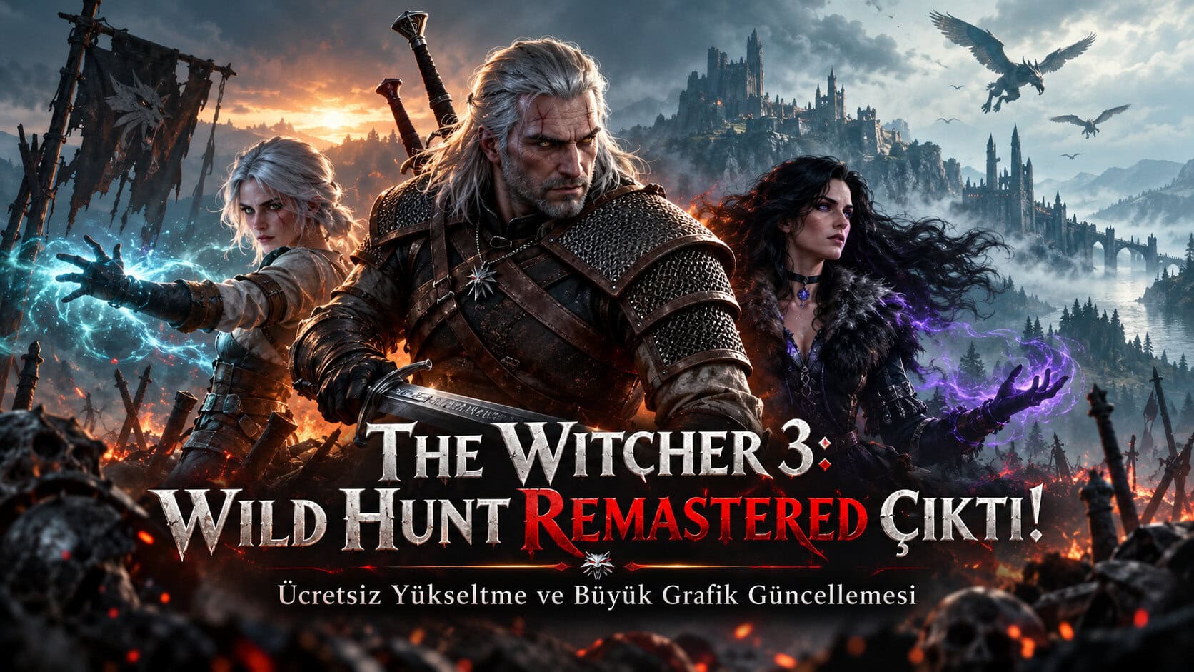The Witcher 3 Wild Hunt Remastered Çıktı! Ücretsiz Yükseltme Ve Büyük Grafik Güncellemesi 1