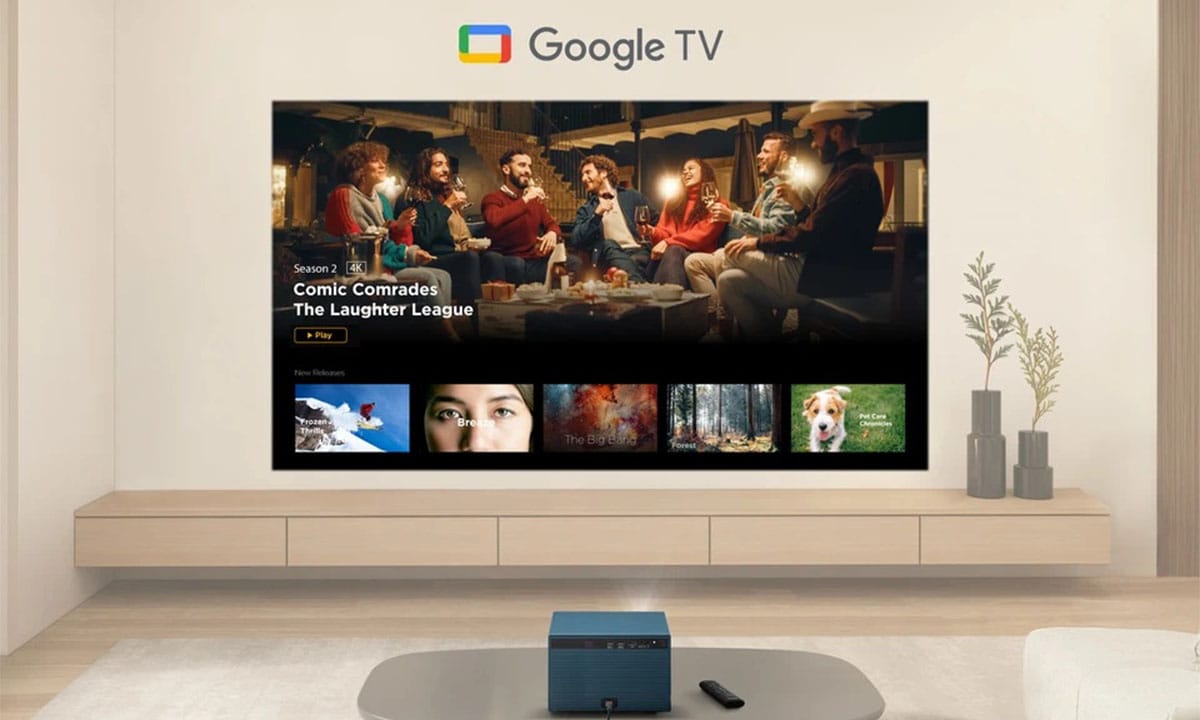 Dahili Google TV ile Kusursuz İçerik Deneyimi
