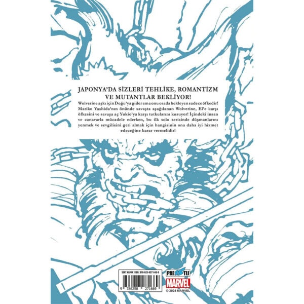Wolverine Chris Claremont & Frank Miller – Sert Kapak Şömizli Çizgi Roman 4