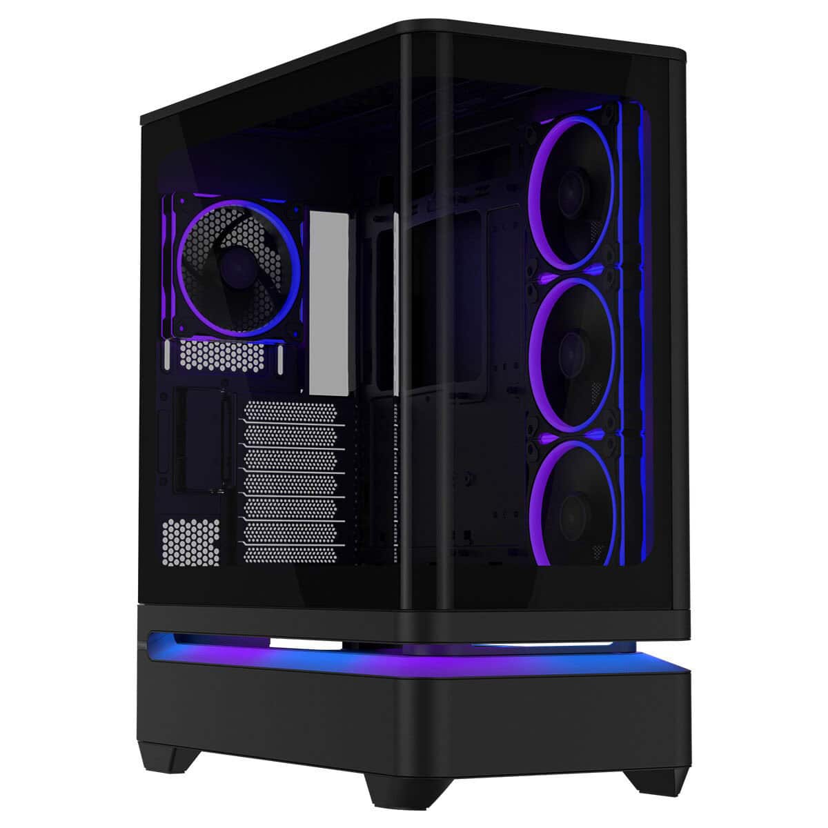 ASUS PRIME AP304 TG ARGB Kavisli Temperli Cam USB 3.2 Mid Tower ATX Gaming Kasa