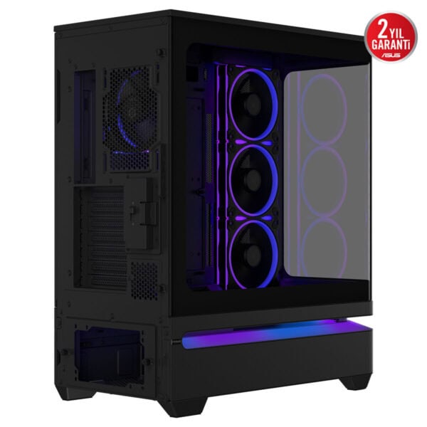 ASUS PRIME AP304 TG ARGB Kavisli Temperli Cam USB 3.2 Mid Tower ATX Gaming Kasa - Görsel 12