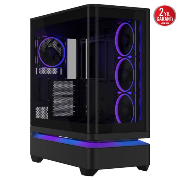 ASUS PRIME AP304 TG ARGB Kavisli Temperli Cam USB 3.2 Mid Tower ATX Gaming Kasa - Görsel 2