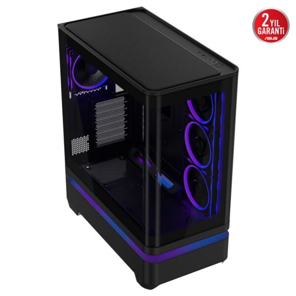 ASUS PRIME AP304 TG ARGB Kavisli Temperli Cam USB 3.2 Mid Tower ATX Gaming Kasa - Görsel 4