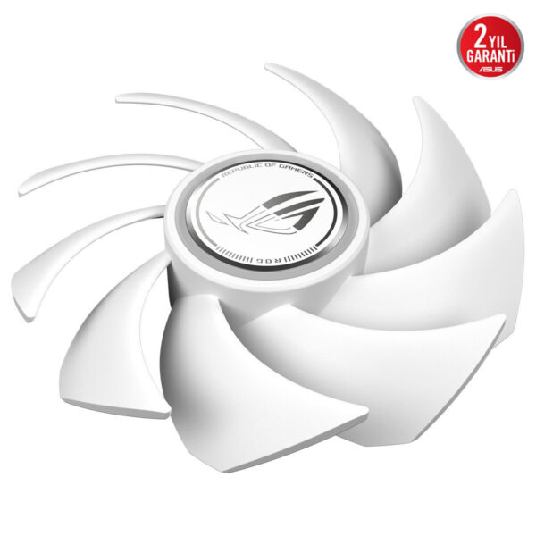 ASUS ROG Beyaz Kasa Fanı, ARGB desteğiyle 120mm soğutma performansı ve şık tasarım.