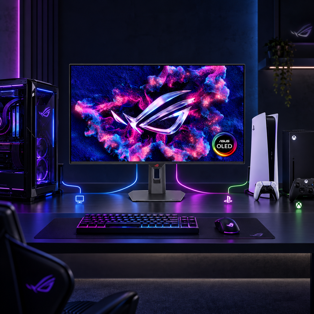 Asus Rog Strix Oled Xg32uqds 4k 180hz Qd Oled Gaming Monitör H5