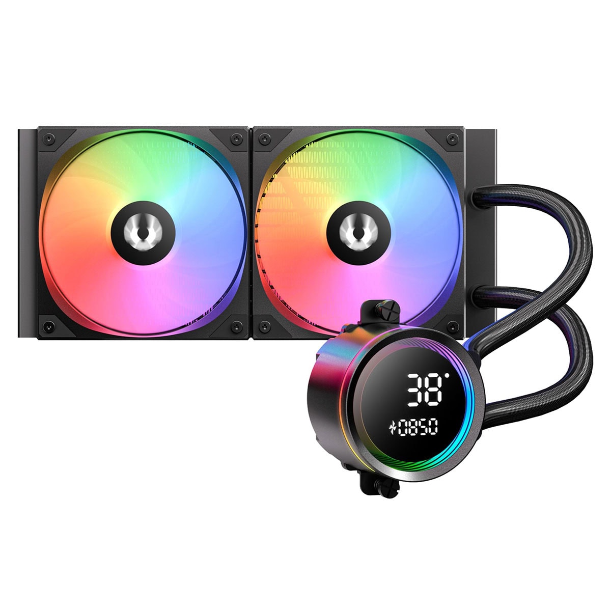 Bitfenix S12 Digital Water Cooler 240mm Intel Amd Uyumlu İşlemci Sıvı Soğutucu (bfw S12 240 Kk27a Rp) 1