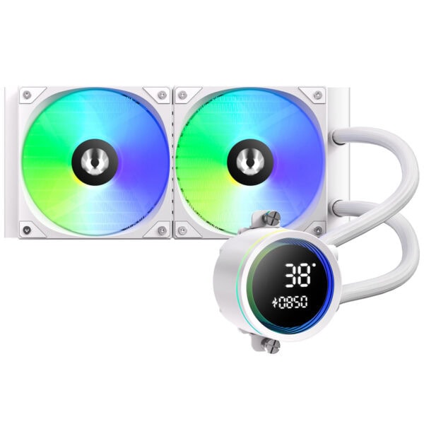 Bitfenix S12 Digital Water Cooler Beyaz 240mm Intel Amd Uyumlu İşlemci Sıvı Soğutucu (bfw S12 240 Ww27a Rp) 3