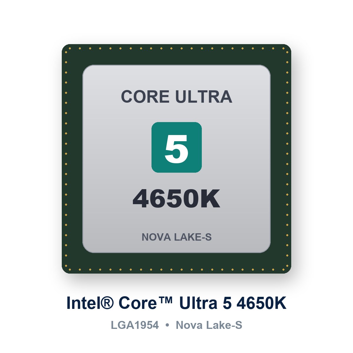 Intel Core Ultra 5 4650K Nova Lake-S LGA1954 işlemci (temsili görsel)
