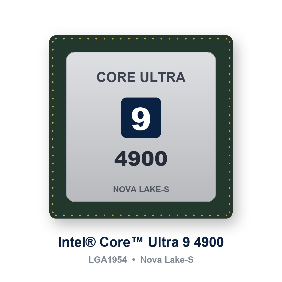 Intel Core Ultra 9 4900 Nova Lake-S LGA1954 işlemci (temsili görsel)