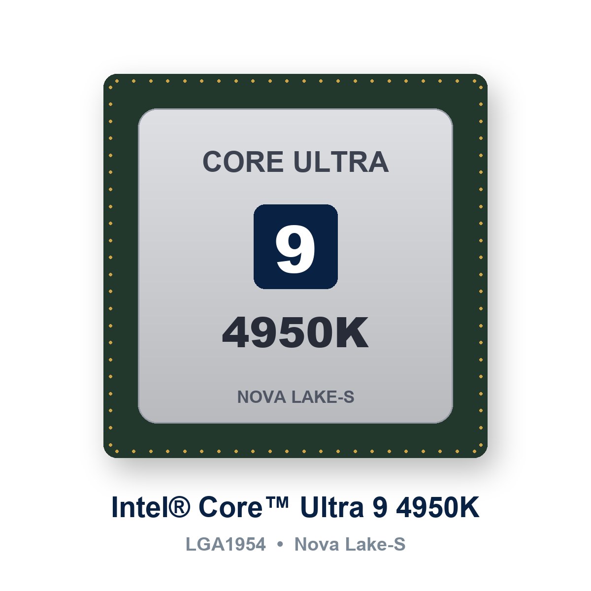 Intel Core Ultra 9 4950K Nova Lake-S LGA1954 işlemci (temsili görsel)