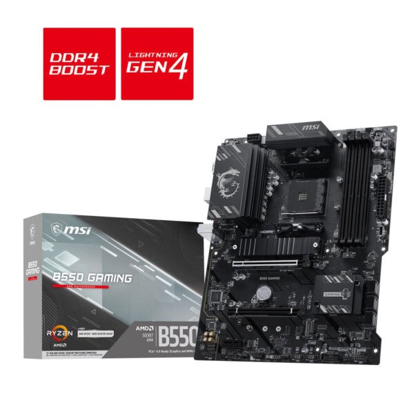 Msi B550 Gaming 4866mhz (oc) Ddr4 Soket Am4 M.2 Hdmi Dp Atx Anakart 8