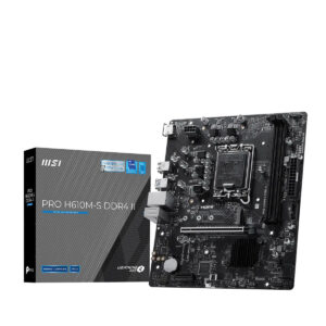 MSI PRO H610M-S DDR4 II 3200MHz DDR4 LGA1700 M.2 HDMI mATX Anakart