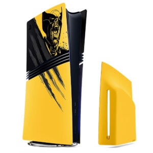 Sony PlayStation 5 Pro Marvel's Wolverine Battle Yellow Limited Edition Konsol Kapağı (Resmi Distribütör Garantili)