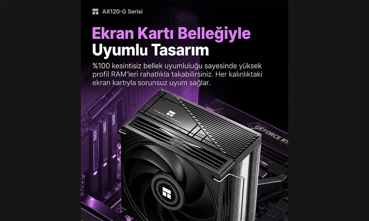 Bileşenlerle Uyumlu Kompakt Tasarım