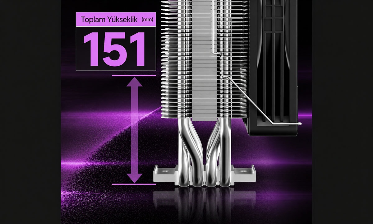 METİN VE BAŞLIK YAZALIM BU GÖRSELE 151 mm Kompakt Kule Tasarımı